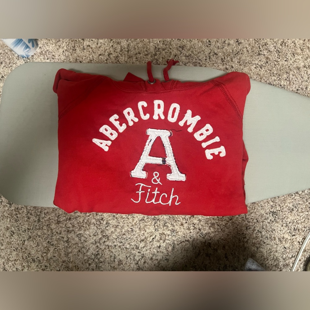 Abercrombie & Fitch Red Hoodie